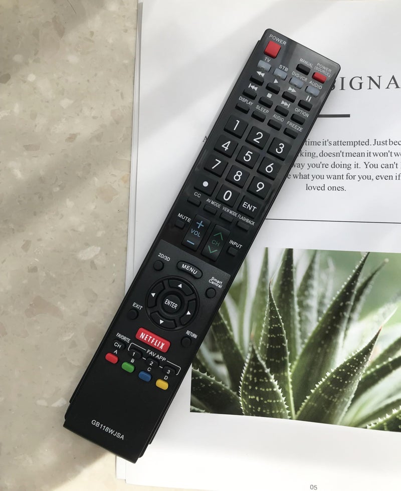 BOMAZ Replacement Remote Control Universal for Sharp LC-60LE650U LC-60LE750U LC-70C6500U Aquos Smart LED 3D HDTV - Image 5